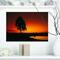Designart - Sunset View in Tanzania - African Landscape Canvas Art Print